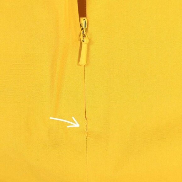 MaxMara ITALY MADE Faux Wrap Dress Vneck Short Sleeve Split Leg Cotton‎ Size 10 - Picture 9 of 12